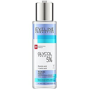 Eveline Cosmetics Glycol Therapy čisticí tonikum proti nedokonalostem pleti 110 ml obraz