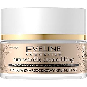 Eveline Cosmetics Organic Gold denní i noční protivráskový krém s kokosovým olejem 50 ml obraz