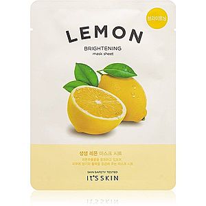 It´s Skin The Fresh Mask Lemon rozjasňující plátýnková maska 18 g obraz