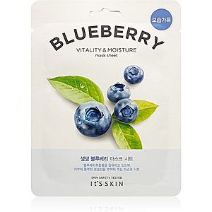 It´s Skin The Fresh Mask Blueberry hydratační plátýnková maska s revitalizačním účinkem 21 g obraz