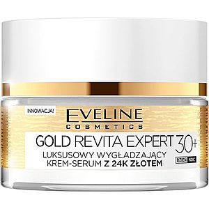 Eveline Cosmetics Gold Revita Expert zpevňující a vyhlazující krém se zlatem 30+ 50 ml obraz