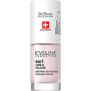 Eveline Cosmetics Nail Therapy Care & Colour kondicionér na nehty 6 v 1 odstín French 5 ml obraz