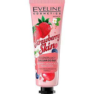 Eveline Cosmetics Strawberry Skin pečující balzám na ruce s vůní jahod 50 ml obraz