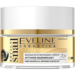 Eveline Cosmetics Royal Snail intenzivně hydratační a rozjasňující péče na den i noc 70+ 50 ml obraz