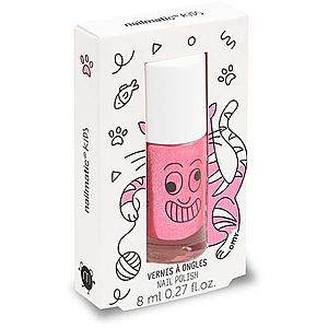 Nailmatic Kids lak na nehty pro děti odstín Kitty - candy pink glitter 8 ml obraz
