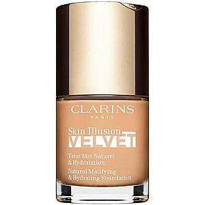 Clarins Skin Illusion Velvet tekutý make-up s matným finišem s vyživujícím účinkem odstín 107C 30 ml obraz