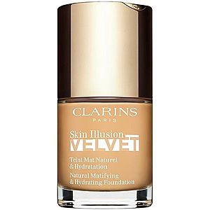 Clarins Skin Illusion Velvet tekutý make-up s matným finišem s vyživujícím účinkem odstín 105.5W 30 ml obraz