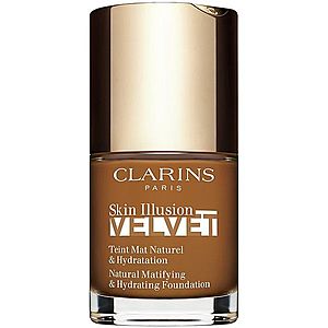 Clarins Skin Illusion Velvet tekutý make-up s matným finišem s vyživujícím účinkem odstín 118.5N 30 ml obraz