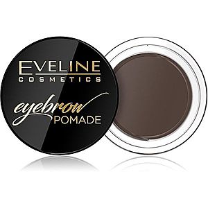 Eveline Cosmetics Eyebrow Pomade pomáda na obočí s aplikátorem odstín Dark Brown 12 ml obraz