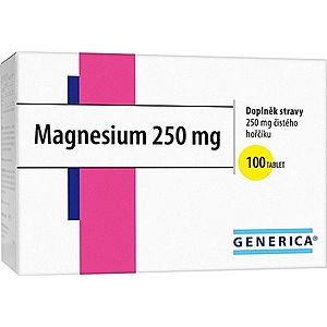 Generica Magnesium 250 mg 100 tablet obraz