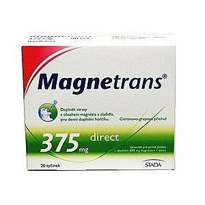 Magnetrans 375 mg 20 tyčinek granulátu obraz