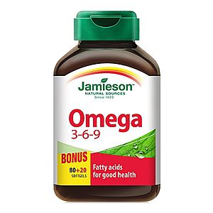 Jamieson Omega 3-6-9 1200 mg 100 tobolek obraz