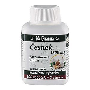 Medpharma Česnek 1500 mg 107 tobolek obraz