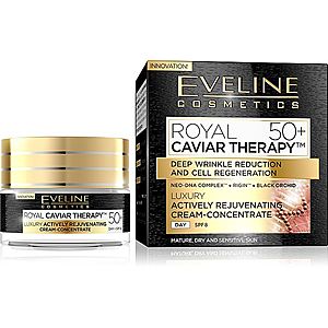 Eveline ROYAL CAVIAR 50+ SPF8 denní krém 50 ml obraz