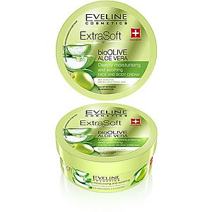 Eveline Extra Soft Olive&Aloe Vera hydratační a zklidňující krém 175 ml obraz