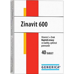 Generica Zinavit 600 40 cucavých tablet obraz