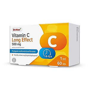 Dr. Max Vitamin C Long Effect 500 mg 60 kapslí obraz