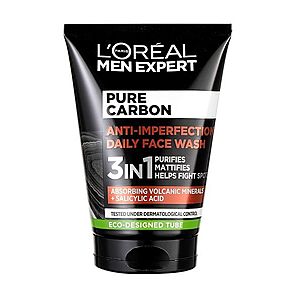 Loréal Paris Men Expert Pure Carbon 3v1 čisticí gel proti nedokonalostem pleti 100 ml obraz