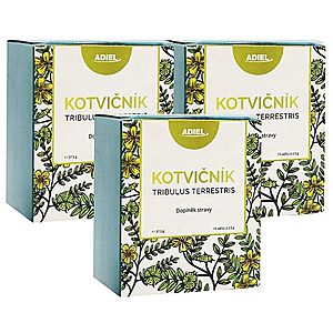 Adiel Kotvičník čaj, 15 sáčků 2, 5g 3 ks v balení: 3x15 sáčků obraz