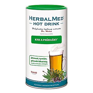 Dr. Weiss HerbalMed Hot Drink krk a průdušky 180 g obraz