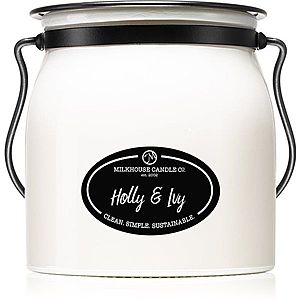 Milkhouse Candle Co. Creamery Holly & Ivy vonná svíčka Butter Jar 454 g obraz