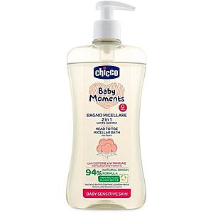 Chicco Baby Moments Sensitive micelární šampon na tělo a vlasy 500 ml obraz