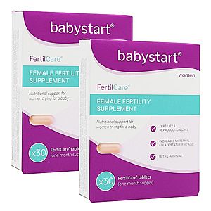 Babystart FertilCare vitamíny pro ženy s kyselinou listovou 30 tbl. 2 balení: 2x 30 tablet obraz