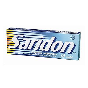 Saridon 10 tablet obraz