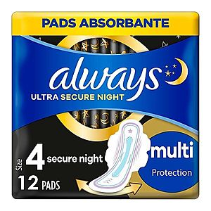 Always Ultra Extra Night Protection vložky 12 ks obraz