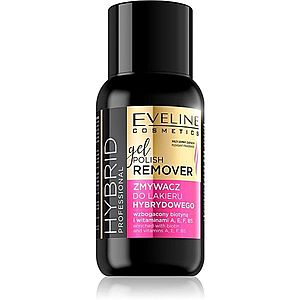 Eveline Cosmetics Hybrid Professional odlakovač na nehty s vitamínem A a E 150 ml obraz