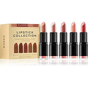 Revolution PRO Lipstick Collection saténová rtěnka dárková sada odstín Blushed Nudes 5x3, 2 g obraz