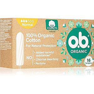 o.b. Organic Normal tampony 16 ks obraz