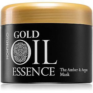 Montibello Gold Oil Amber & Argan Mask revitalizační maska na vlasy 500 ml obraz