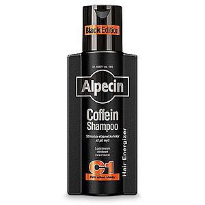 Alpecin Energizer Coffein Shampoo C1 Black Edition šampon 250 ml obraz