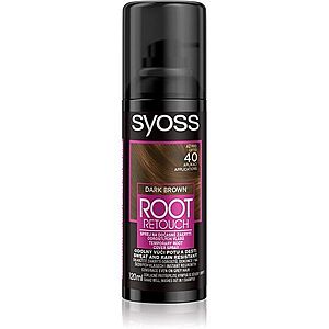 Syoss Root Retoucher tónovací barva na odrosty ve spreji odstín Dark Brown 120 ml obraz
