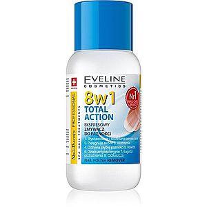 Eveline Cosmetics Nail Therapy Professional odlakovač na nehty bez acetonu 8 v 1 150 ml obraz