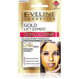 Eveline Cosmetics Gold Lift Expert omlazující maska 3 v 1 7 ml obraz