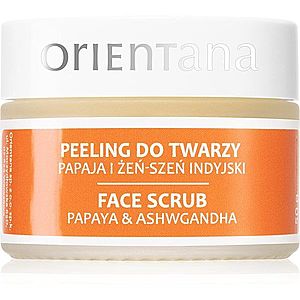 Orientana Papaya & Ashwagandha Face Scrub hydratační pleťová maska 50 g obraz
