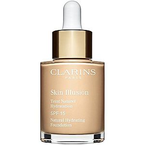 Clarins Skin Illusion Natural Hydrating Foundation rozjasňující hydratační make-up SPF 15 odstín 101W Linen 30 ml obraz