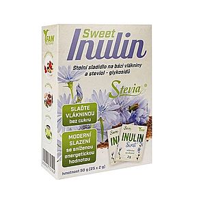 Inulin SWEET Stevia stolní sladidlo 25x2 g obraz
