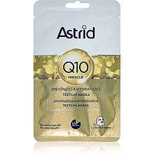 Astrid Q10 Miracle protivrásková a zpevňující pleťová maska pro regeneraci pleti 20 ml obraz