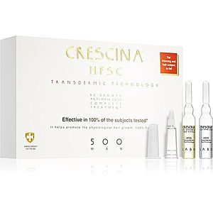 Crescina Transdermic 500 Re-Growth and Anti-Hair Loss péče pro podporu růstu a proti vypadávání vlasů pro muže 20x3, 5 ml obraz