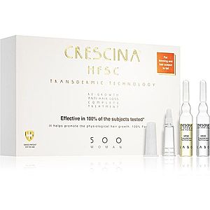 Crescina Transdermic 500 Re-Growth and Anti-Hair Loss péče pro podporu růstu a proti vypadávání vlasů pro ženy 20x3, 5 ml obraz