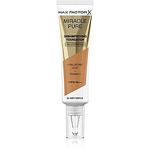 Max Factor Miracle Pure Skin dlouhotrvající make-up SPF 30 odstín 84 Soft Toffee 30 ml obraz