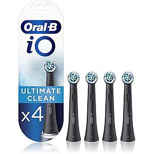 Oral B iO Ultimate Clean náhradní hlavice pro zubní kartáček Black 4 ks obraz