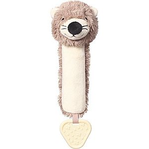 BabyOno Squeaky Toy with Teether pískací hračka s kousátkem Otter Maggie 1 ks obraz