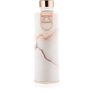 Equa Mismatch skleněná láhev na vodu + obal z umělé kůže barva Lava 750 ml obraz
