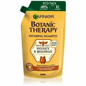 Garnier Botanic Therapy Honey & Propolis obnovující šampon pro poškozené vlasy náhradní náplň 500 ml obraz