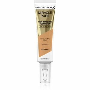 Max Factor Miracle Pure Skin dlouhotrvající make-up SPF 30 odstín 70 Warm Sand 30 ml obraz
