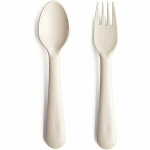 Mushie Fork and Spoon Set příbor Ivory 2 ks obraz